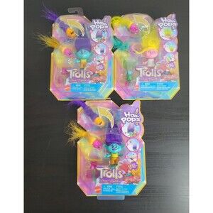 Trolls World Tour hair pops toys